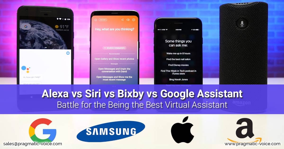 Alexa vs Siri | Alexa vs Google | Bixby Google